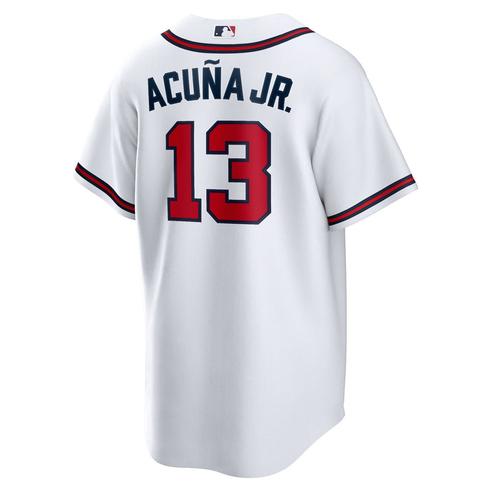 Men's Atlanta Braves Ronald Acuna Jr. Home Player Name Jersey - White