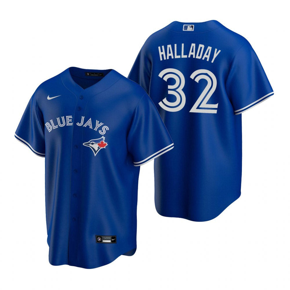 Men's Toronto Blue Jays Roy Halladay Replica Alternate Jersey - Royal